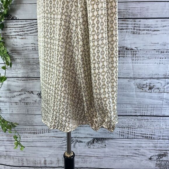 CotilCo Blouse Tunic Plus size 1X Gold Chains Career Professional Modest Church - Picture 9 of 11